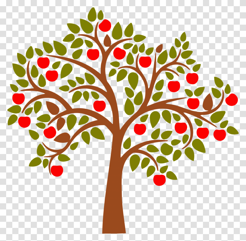 Apple Tree Vector, Plant, Doodle Transparent Png
