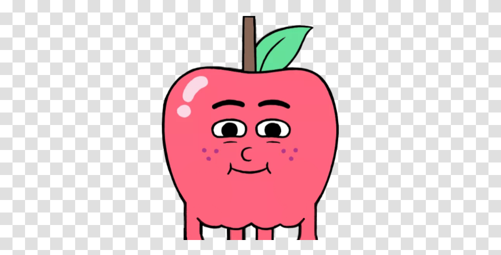 Apple & Onion Wiki Fandom Character Apple And Onion, Plant, Food, Fruit, Heart Transparent Png