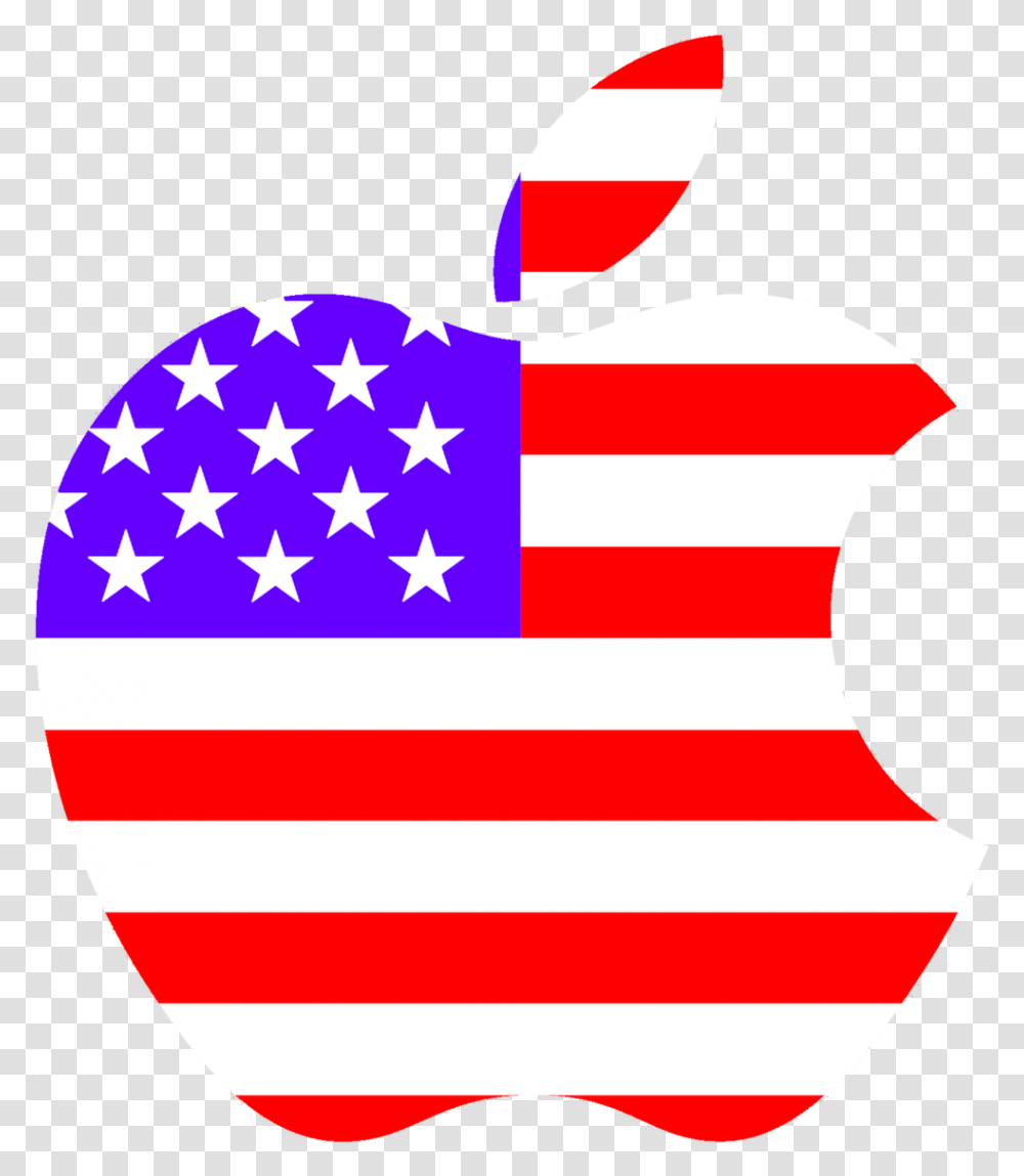 Apple Usa Logo Logo Brands For Free Hd 3d Thin Blue Line Heart, Symbol, Flag, Trademark, American Flag Transparent Png