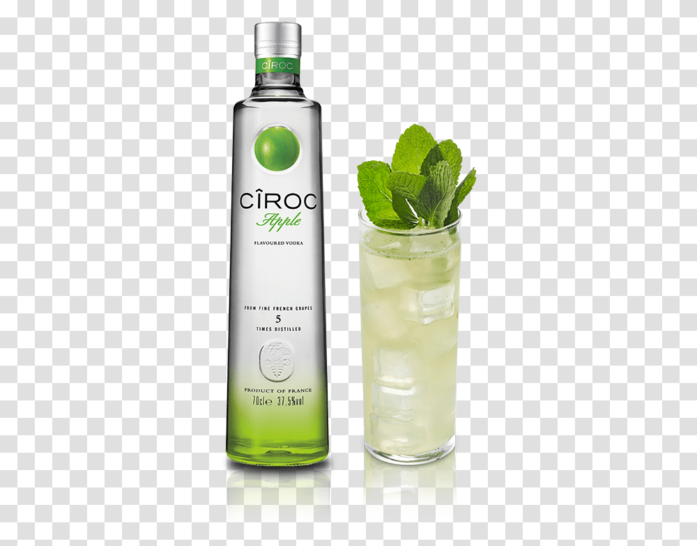 Apple Vodka Mojito Ciroc Red Berry, Cocktail, Alcohol, Beverage, Drink Transparent Png