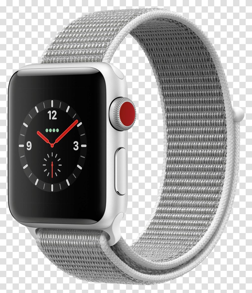 Apple Watch 2019 Seashell Sport Loop Apple Watch Band, Wristwatch, Headphones, Electronics, Headset Transparent Png