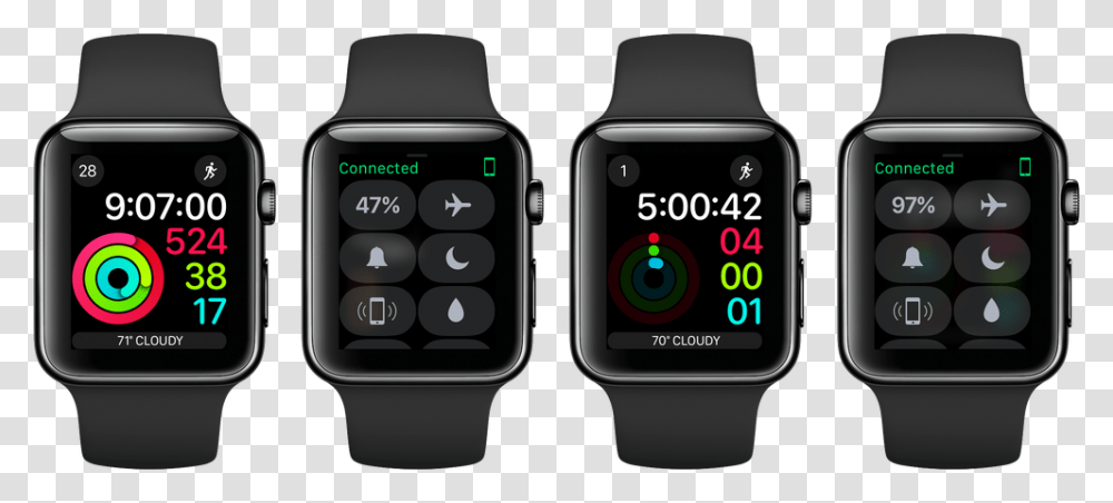 Apple Watch 4 Workout, Wristwatch, Digital Watch, Mouse, Hardware Transparent Png