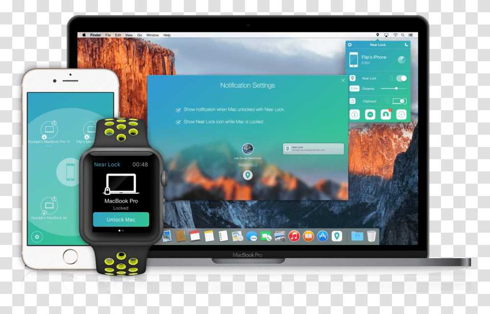 Apple Watch App Macbook, Mobile Phone, Electronics, Cell Phone, Computer Transparent Png