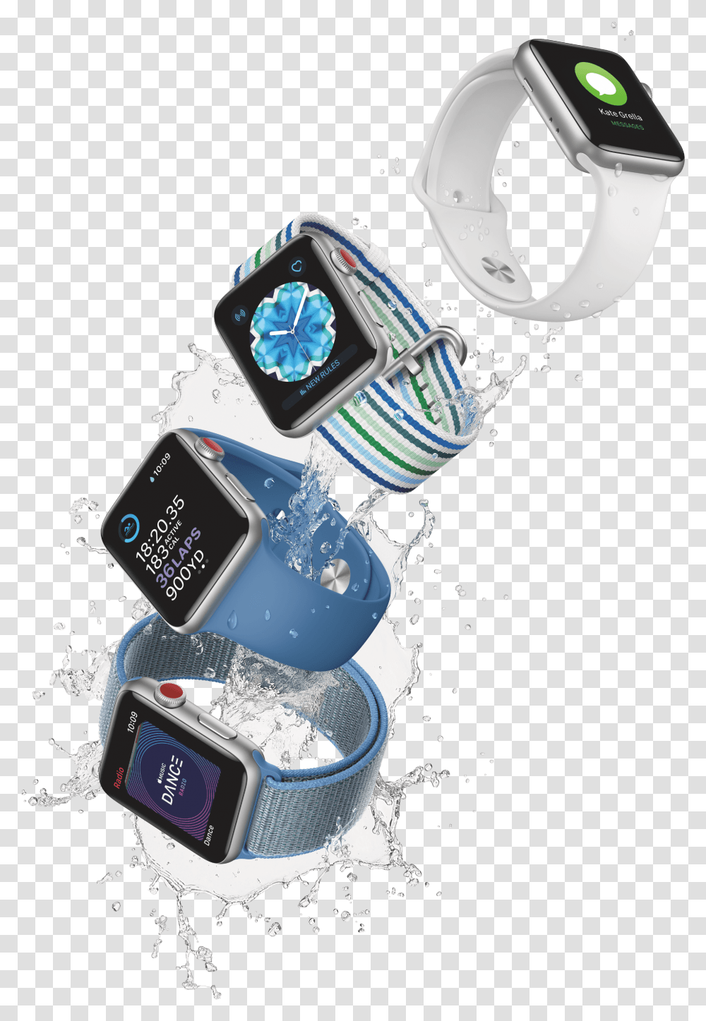 Apple Watch Apple Watch Series 3 Cspire, Wristwatch, Electronics, Graphics, Art Transparent Png
