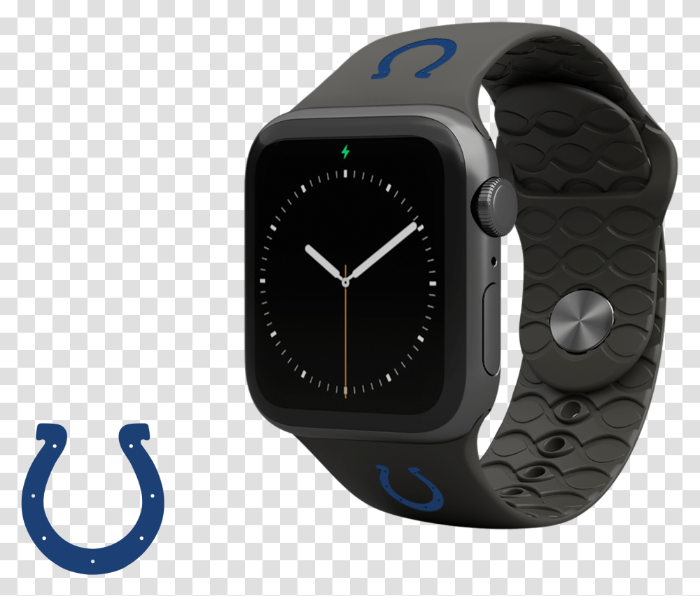Apple Watch Band Nfl Indianapolis Colts Black Apple 44mm Watch Band, Wristwatch, Bird, Animal, Camera Transparent Png