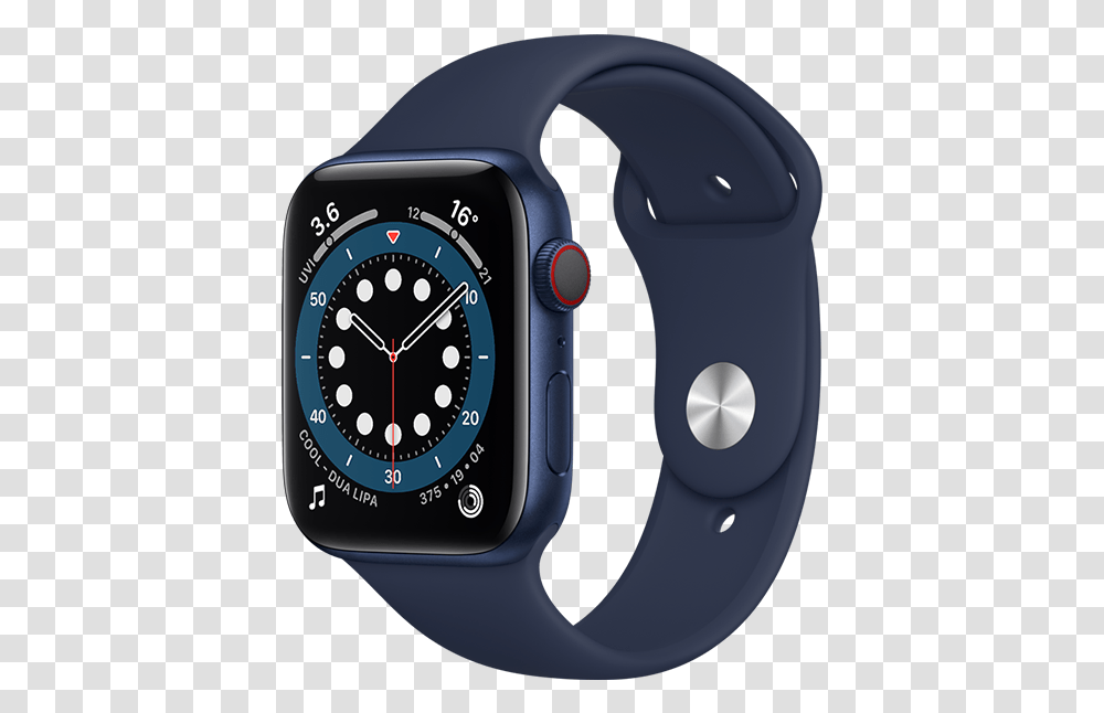 Apple Watch Comparison Apple Watch Series 6 44mm Gps Cellular Blue, Wristwatch, Clock Tower, Architecture, Building Transparent Png