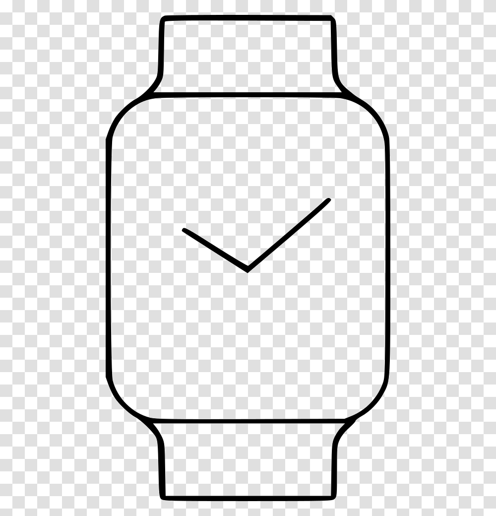 Apple Watch Icon Free Download, Analog Clock, Wall Clock, Stencil Transparent Png