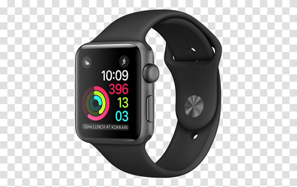 Apple Watch Iphone Watch Series 2, Wristwatch, Digital Watch, Mobile Phone, Electronics Transparent Png