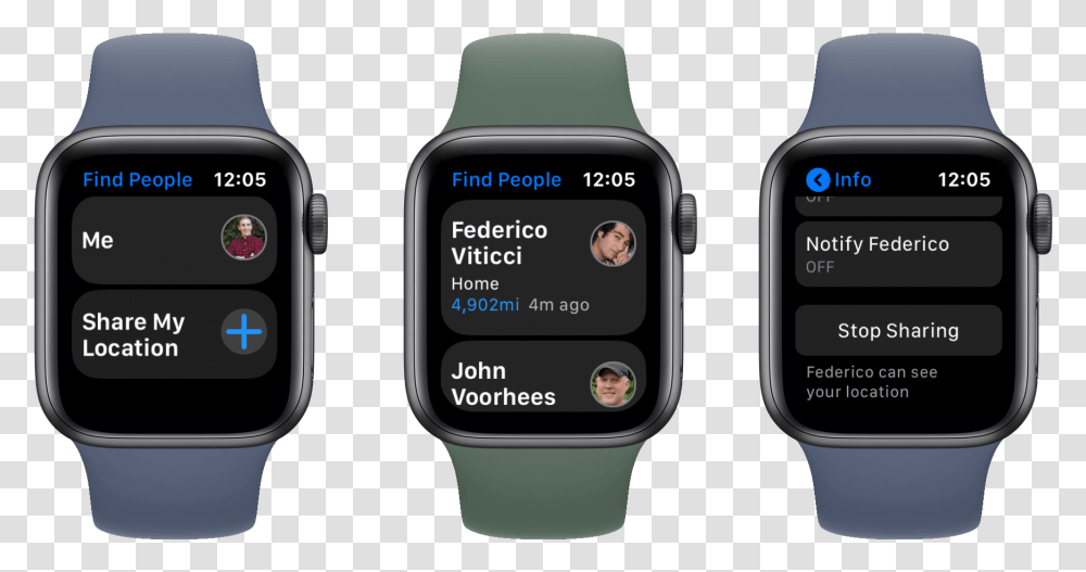 Apple Watch Notification, Wristwatch, Digital Watch Transparent Png