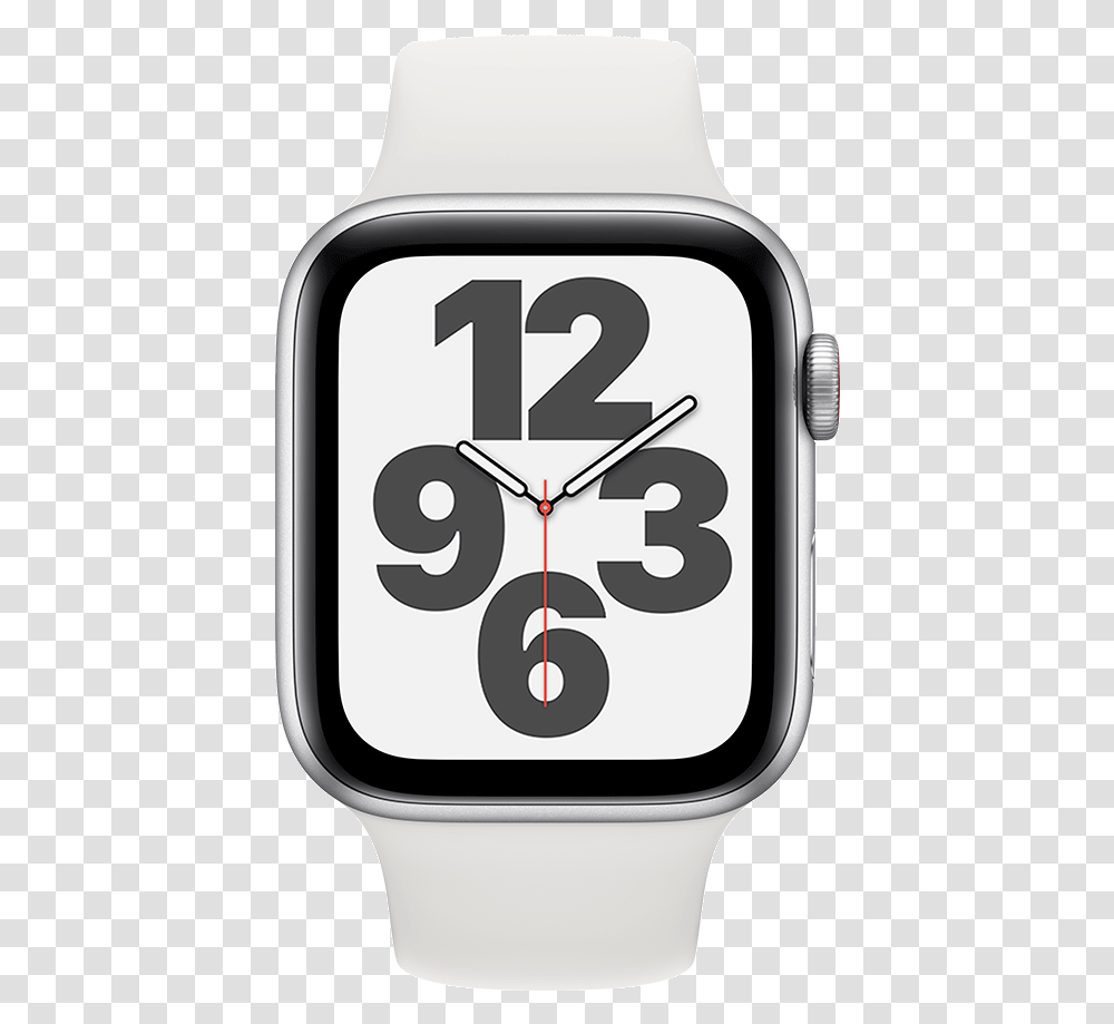 Apple Watch Se Price Reviews Specs Apple Watch Silver 40 Mm 6, Clock, Analog Clock, Wall Clock, Alarm Clock Transparent Png