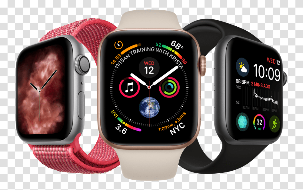 Apple Watch Series, Wristwatch, Digital Watch Transparent Png