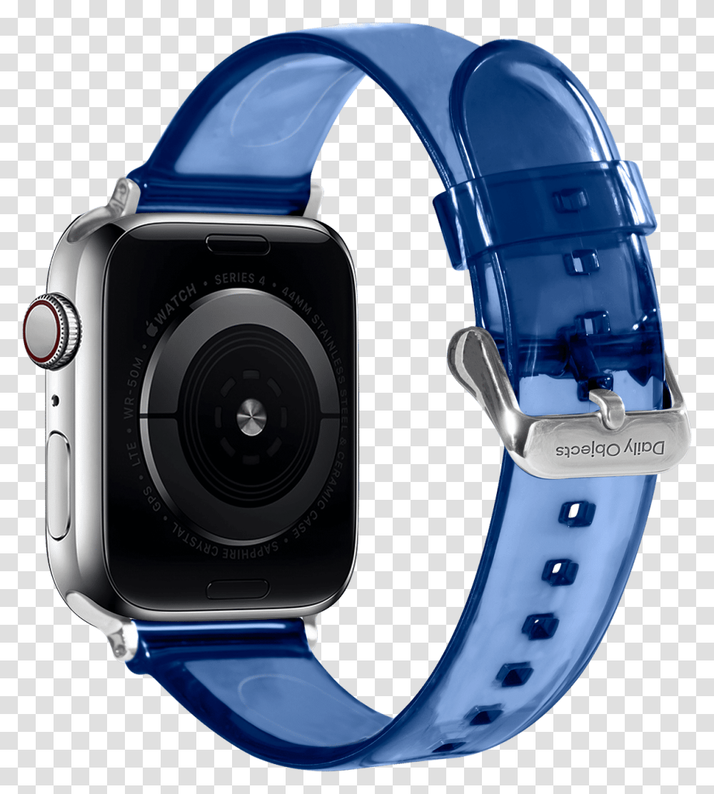 Apple Watch Straps Buy Apple Watch Bands In India Blue Apple Watch, Helmet, Clothing, Apparel, Electronics Transparent Png