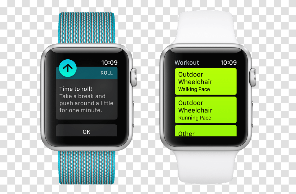Apple Watch Wheelchair Mode, Wristwatch, Digital Watch, Mobile Phone, Electronics Transparent Png