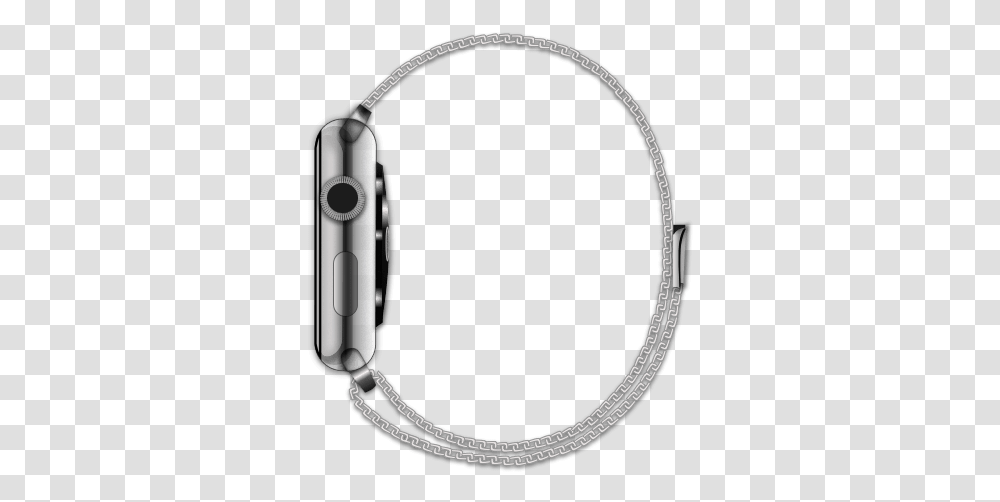 Apple Watch With A Milanese Loop Apple Watch 3 Mail, Accessories, Accessory, Chain, Necklace Transparent Png