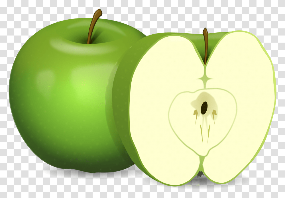 Apple Wedge Cliparts Green Apples Clip Art, Plant, Fruit, Food Transparent Png