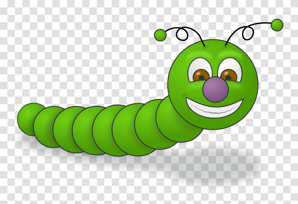 Apple Worm Cliparts, Green, Animal, Photography, Invertebrate Transparent Png