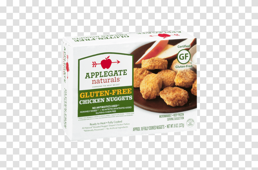 Applegate Naturals Chicken Nuggets Gluten Free, Fried Chicken, Food, Menu Transparent Png