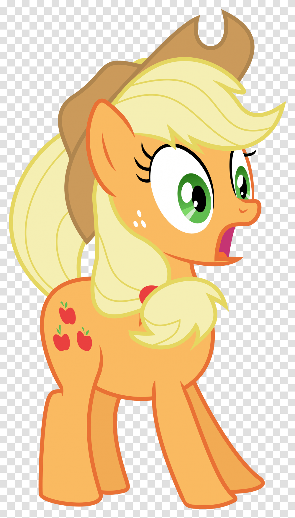 Applejack Gasp Apple Jacks My Little Pony, Art, Toy, Food, Cupid Transparent Png