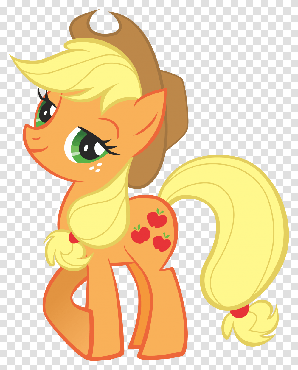 Applejack Mi Little Pony, Food, Plant, Fruit, Banana Transparent Png