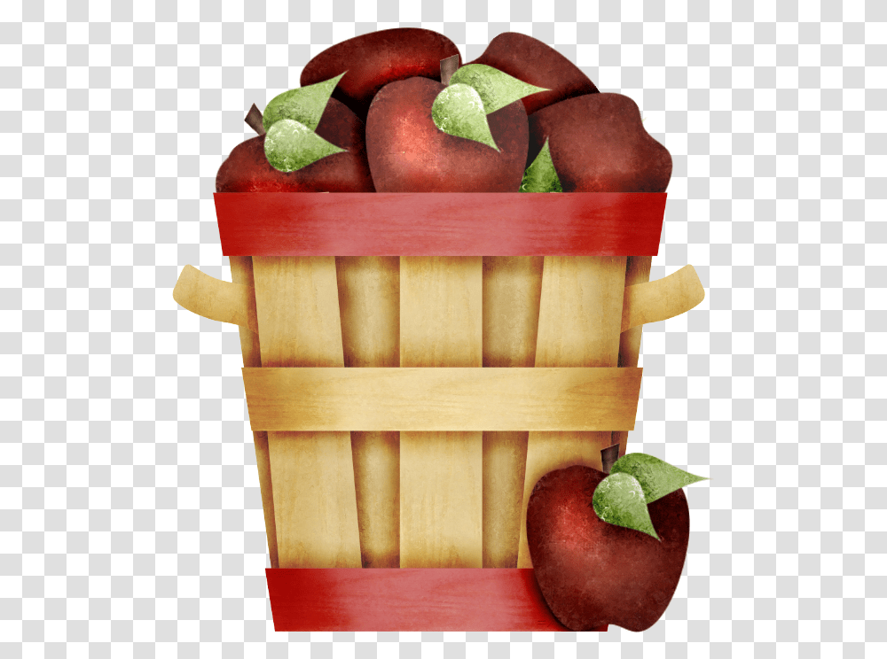 Apples And Plumb Clipart, Plant, Basket, Fruit, Food Transparent Png