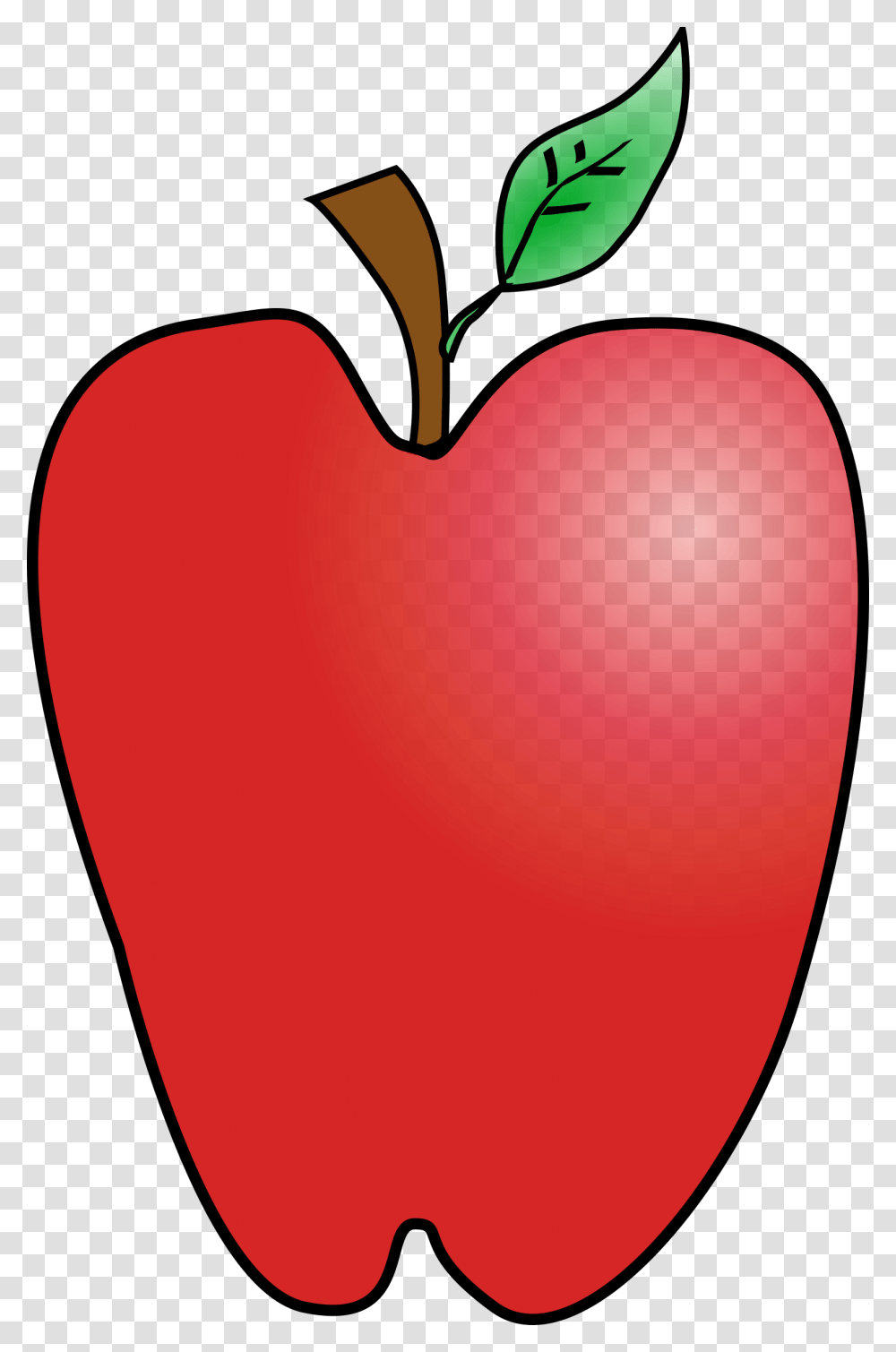 Apples Border Background Apple Cartoon No Background, Plant, Food, Fruit, Heart Transparent Png