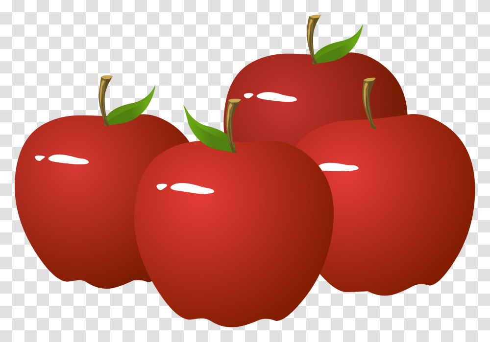 Apples Clipart Free Wikiclipart Apples Clipart, Plant, Fruit, Food, Cherry Transparent Png