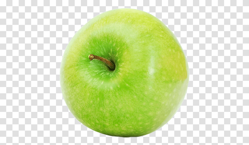 Apples Green Apple Top View, Tennis Ball, Sport, Sports, Plant Transparent Png
