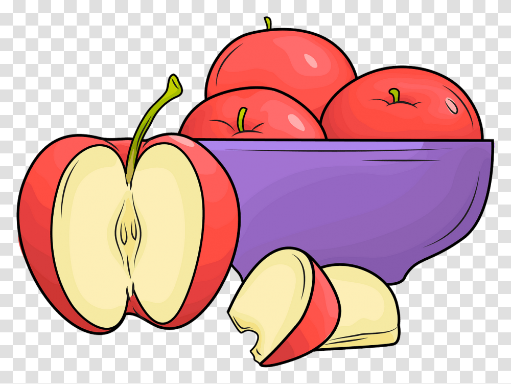 Apples In Plate Clipart Free A Plate Of Apples Apples Clipart, Plant, Sunglasses, Accessories, Accessory Transparent Png