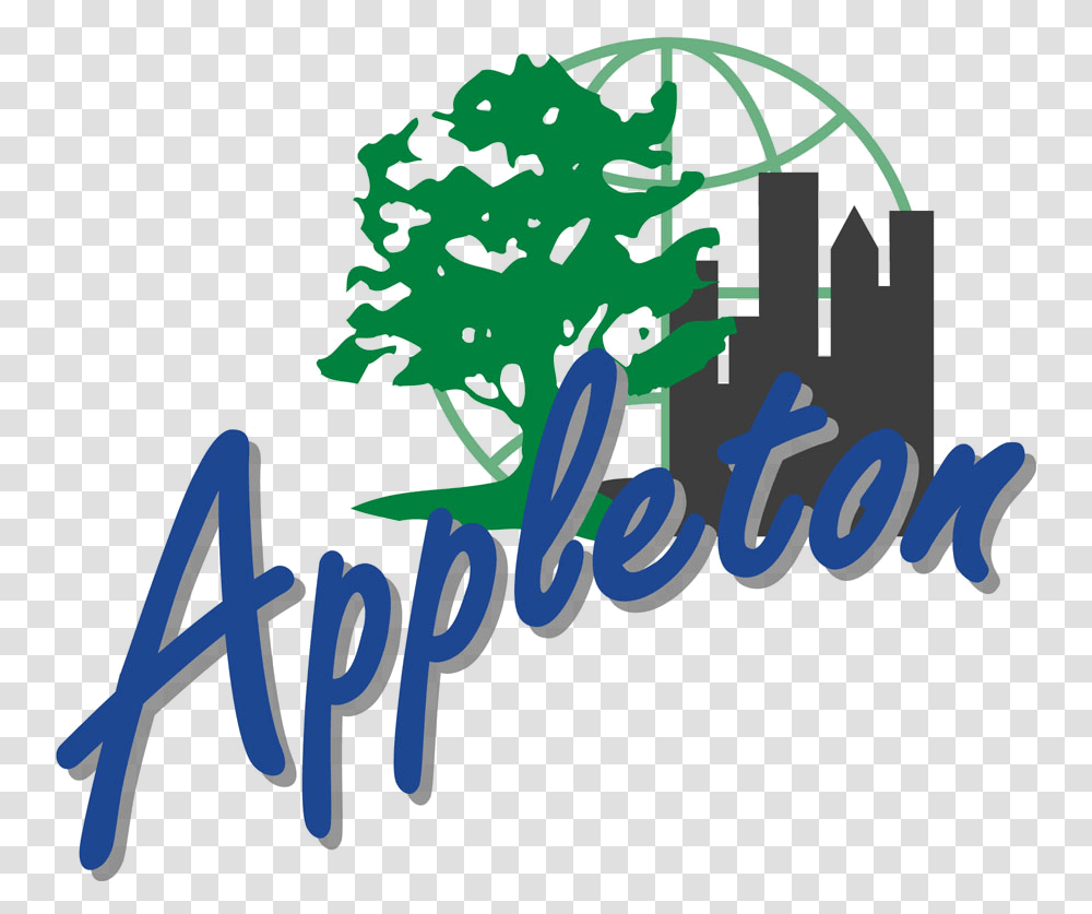 Appleton Game Night Will Benefit Shooting Victims City Of Appleton Logo, Text, Graphics, Art, Plant Transparent Png