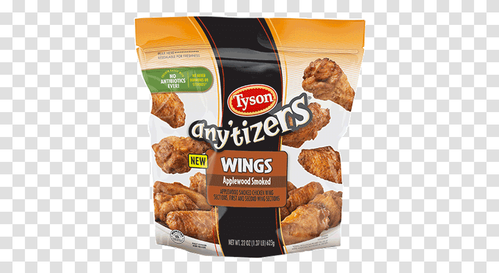 Applewood Smoked Chicken Wings Tyson Brand Any Tizers Chicken Chips, Croissant, Food, Bakery, Shop Transparent Png