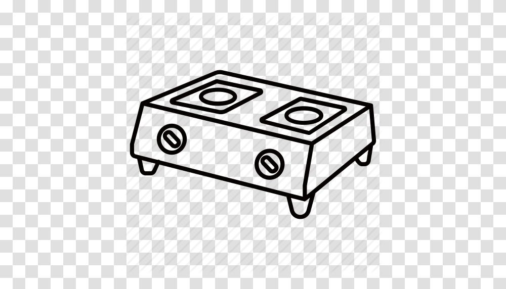 Appliance Burner Camping Cooker Cooking Hot Plate Icon, Car, Vehicle, Transportation, Automobile Transparent Png