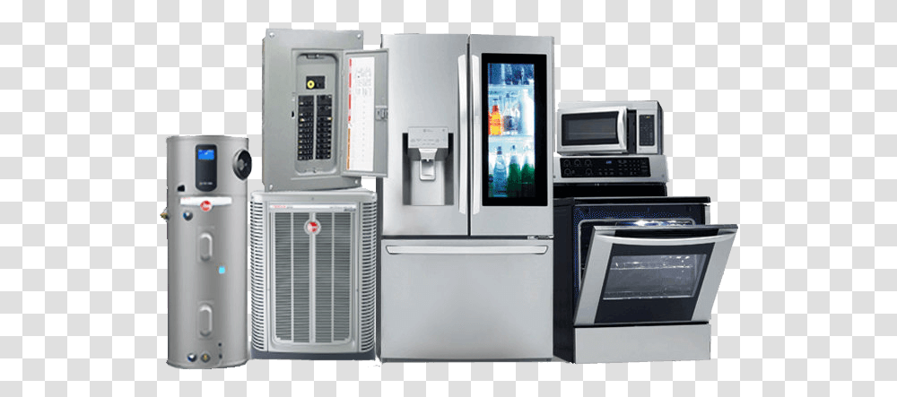 Appliances And Systems, Oven, Refrigerator, Air Conditioner Transparent Png