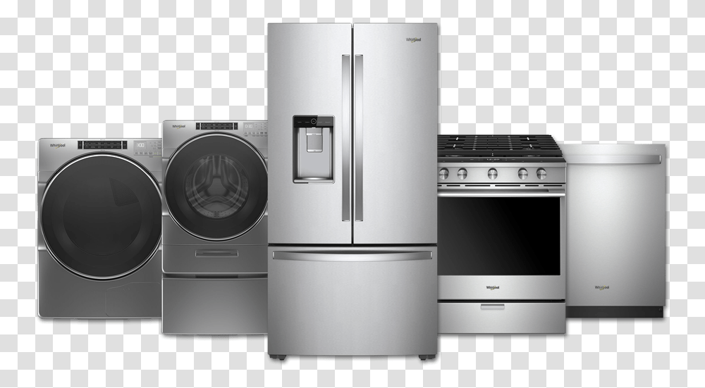 Appliances, Refrigerator, Microwave, Oven Transparent Png