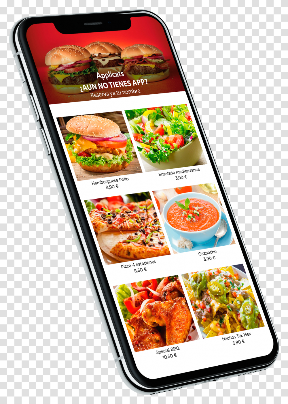 Applicats Fast Food, Menu, Burger, Advertisement Transparent Png