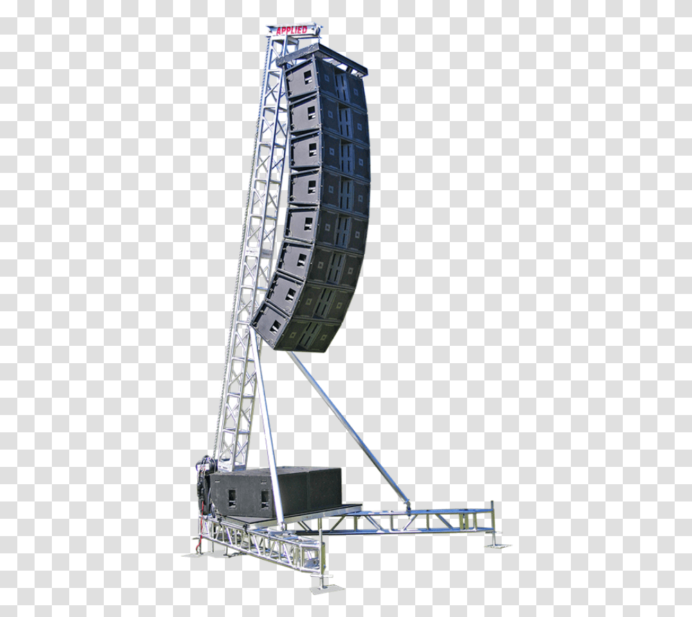 Applied Electronics La12 25 Concert Line Array Speakers, Ferris Wheel, Amusement Park, Machine, Spoke Transparent Png