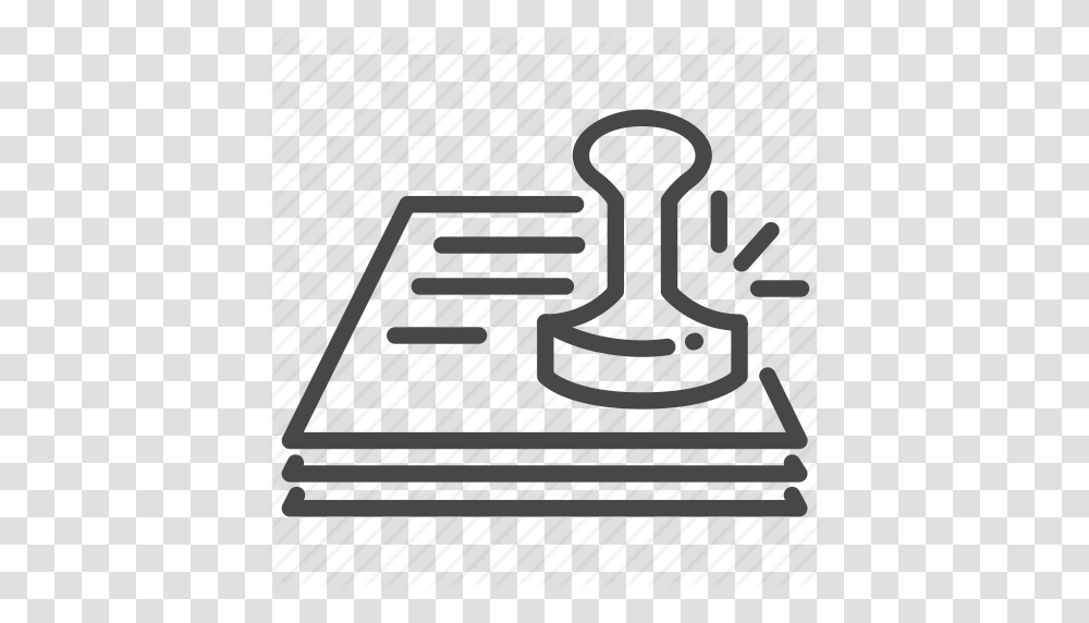 Approve Authorize Document Grant Papers Permission Stamp Icon, Rug, Appliance, Clothes Iron Transparent Png