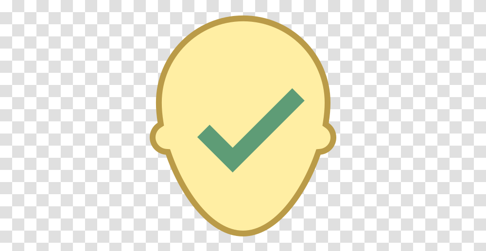 Approve Icon Dot, Sweets, Food, Confectionery, Gold Transparent Png