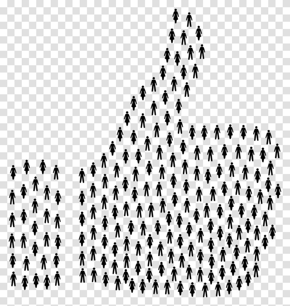 Approve Woman Humans Crowd Human Thumbs Male Sex People People Thumbs Up Clipart, Gray, World Of Warcraft Transparent Png