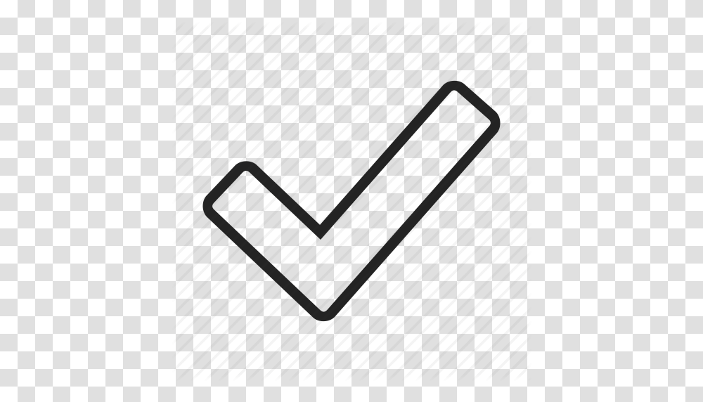 Approved Check Checklist Checkmark Correct Mark Icon, Plot, Helmet Transparent Png