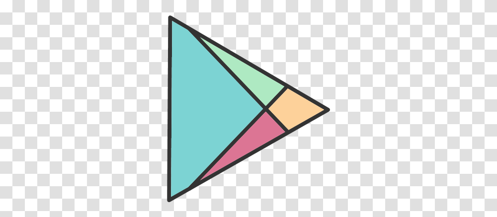 Apps Brand Google Logo Play Store Icon Social Media Logos, Triangle Transparent Png