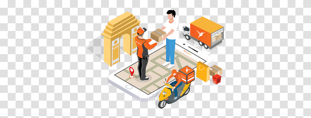 Apps Like Doordash Courier Service, Person, Human, Toy, Factory Transparent Png