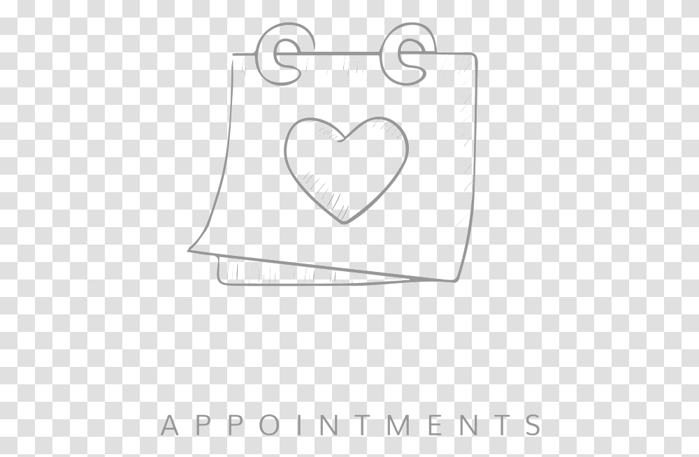 Appticon 01 Line Art, Heart, Hand, Stencil Transparent Png