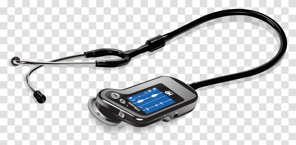 Apr Hd Medical Demonstrates Viscope Visual Stethoscope, Mobile Phone, Electronics, Cell Phone, Wristwatch Transparent Png