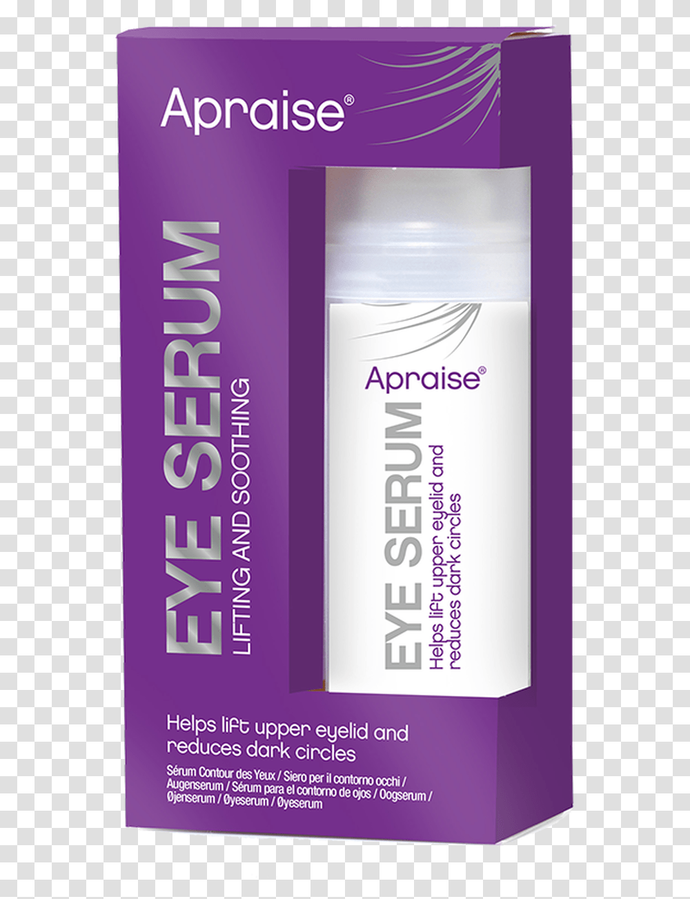 Apraise Eye Serum 30ml Box, Cosmetics, Bottle, Deodorant, Text Transparent Png