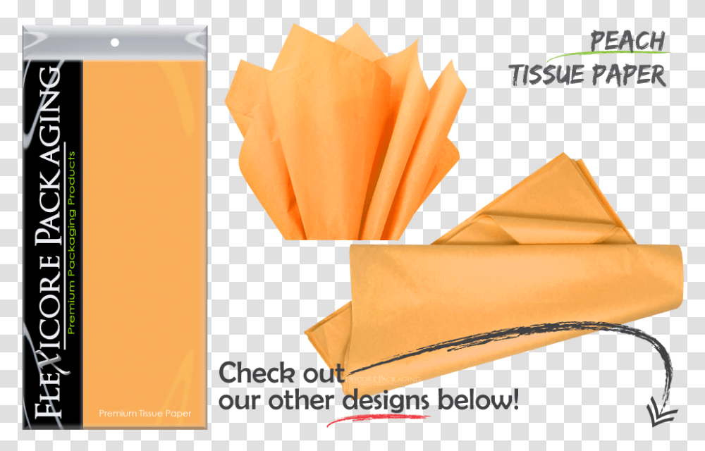Apricot Peach Orange Tangerine Gift Wrap Paper Tissue Gift Wrapping, Towel, Paper Towel, Toilet Paper Transparent Png