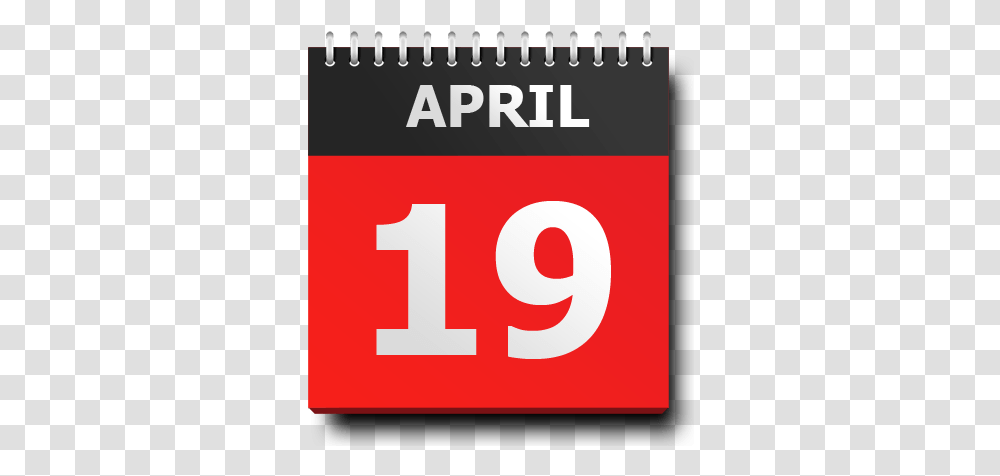 April 19, Number, Symbol, Text, Calendar Transparent Png