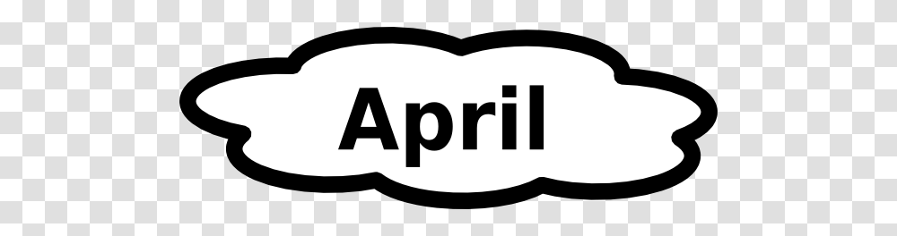 April Calendar Sign Clip Art, Label, Sticker, Stencil Transparent Png