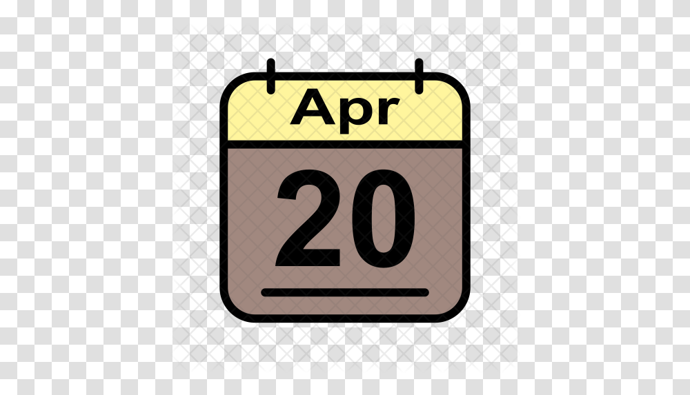 April Icon Horizontal, Text, Number, Symbol, Calendar Transparent Png