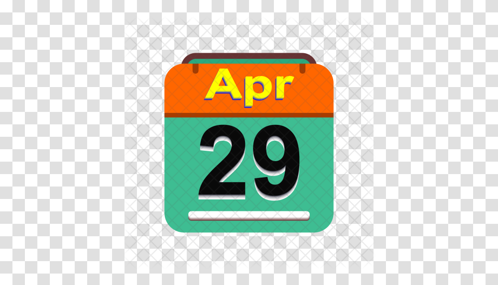 April Icon Vertical, Number, Symbol, Text, Label Transparent Png