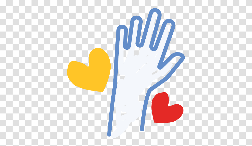 April Volunteer Spotlight Heart, Clothing, Apparel, Glove Transparent Png